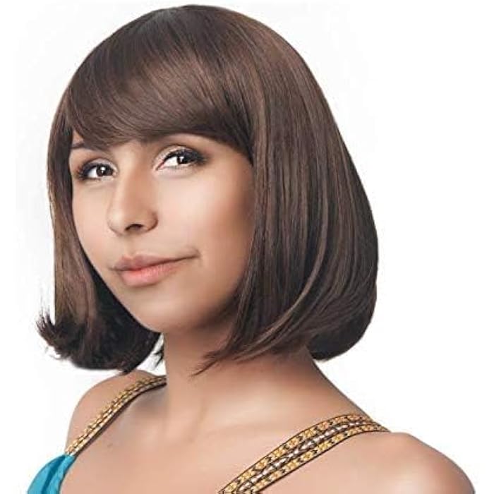 DILLARDS Natural Wig Short Hair Bobo Head Wholesale Oblique Bangs For Ladies - Image 3